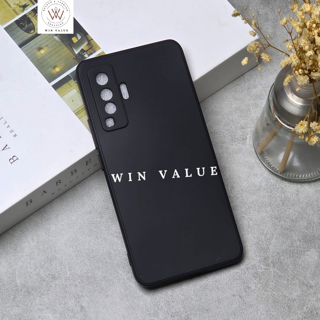 Vivo X50 Vivo X50 Pro Vivo X60 Macaron Square Edge / Case Liquid Square Black Vivo X50 Vivo X50 Pro 