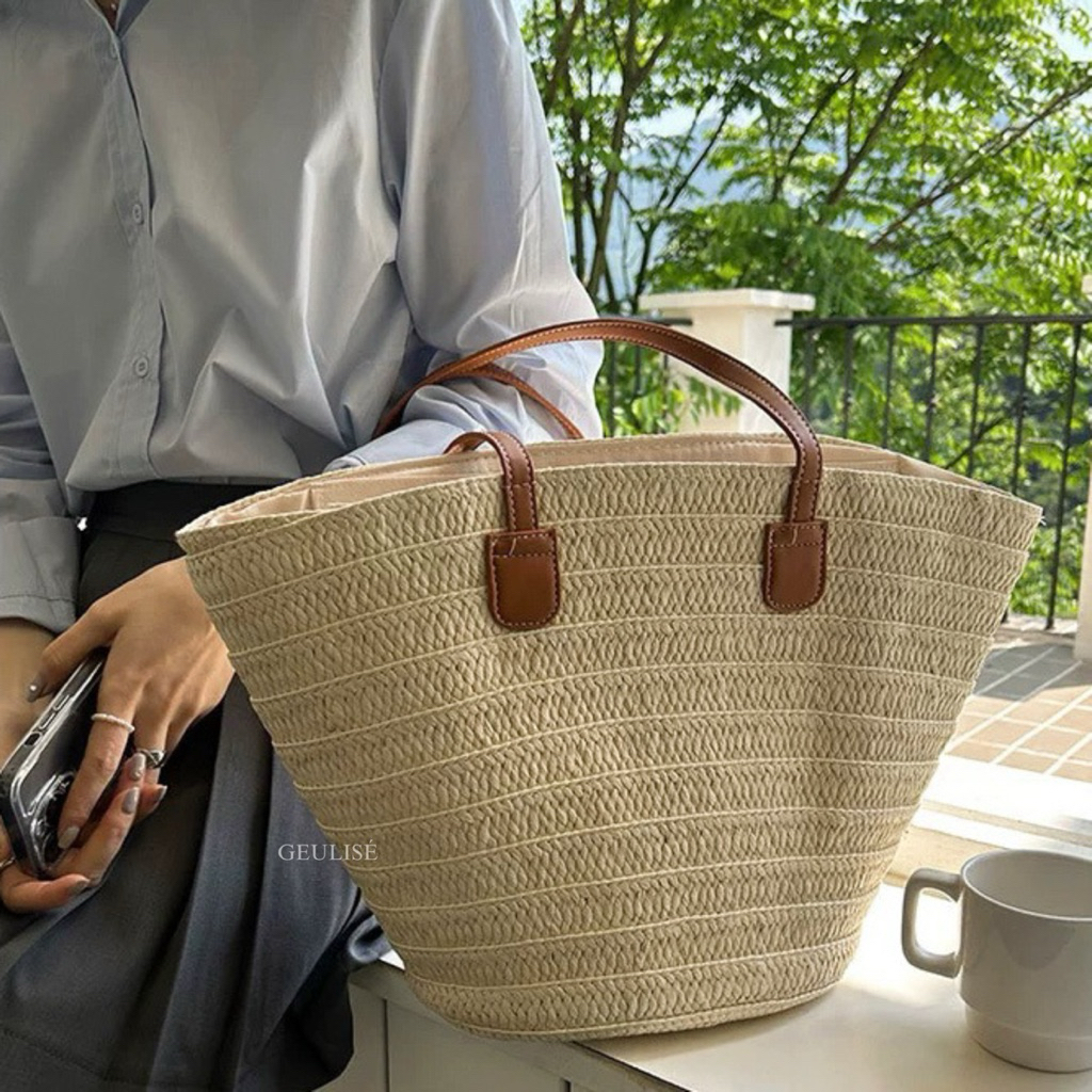 Geulise - MAIKA BAG | Summer Bag Aesthetic Rattan Tote Bag