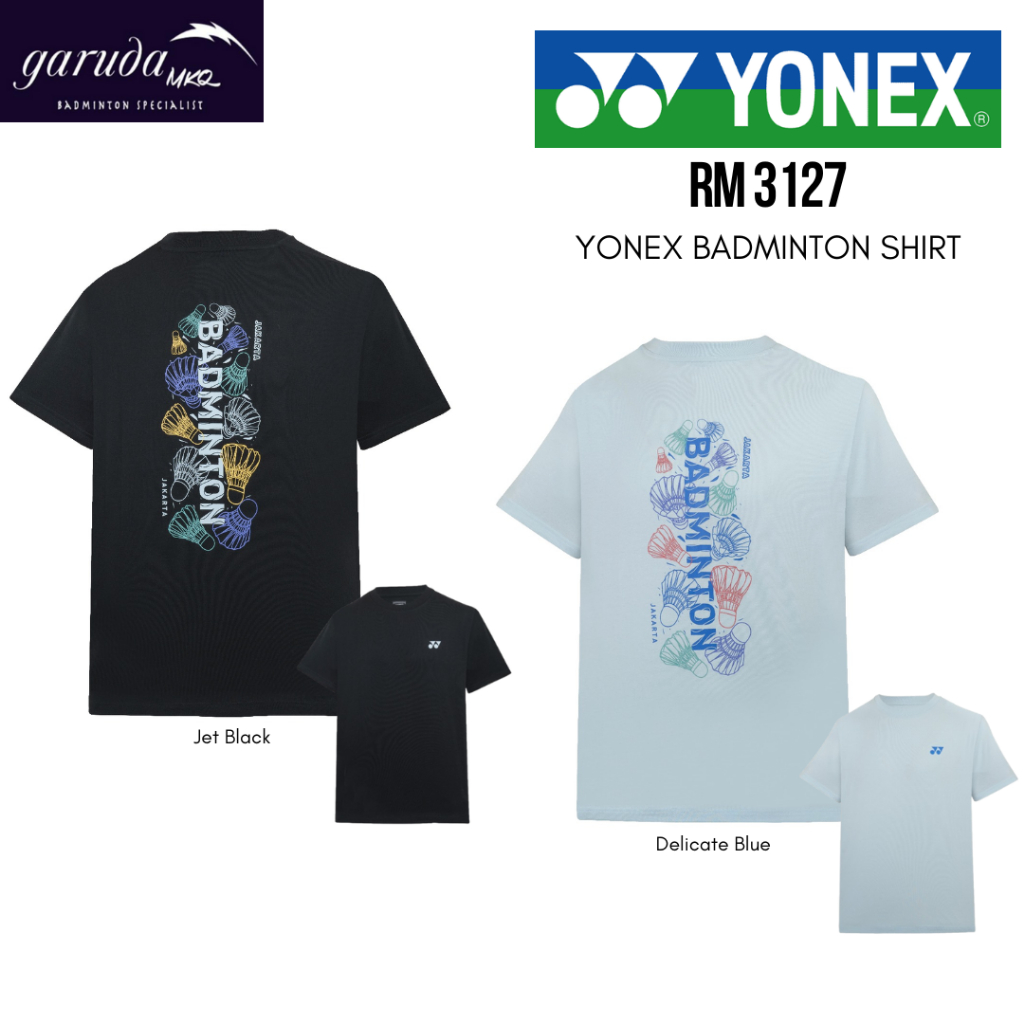 YONEX RM 3127 เสื้อผ้าลําลอง / YONEX RM3127 TSHIRT / YONEX MEN ROUND NECK TSHIRT