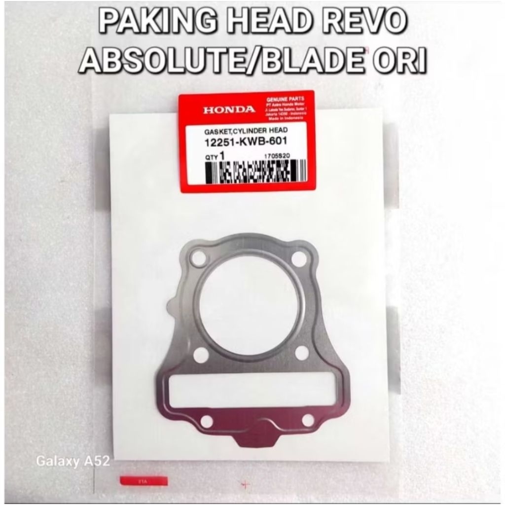 ปะเก็นฝาสูบ Revo absolute Blade ของแท้ 12251-KWB-601