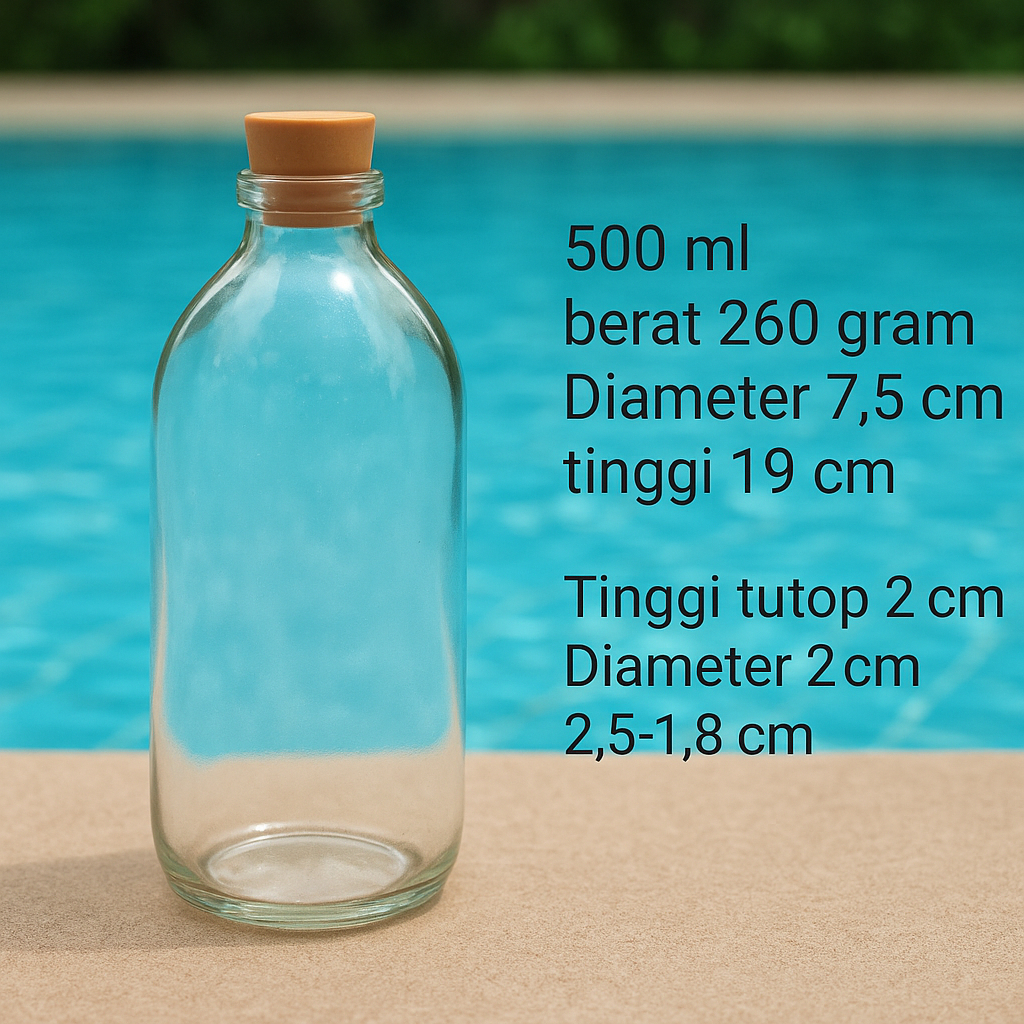 (6) 250ML ขวดเครื่องดื่มแก้ว 250ML / ขวดแก้ว 250ML