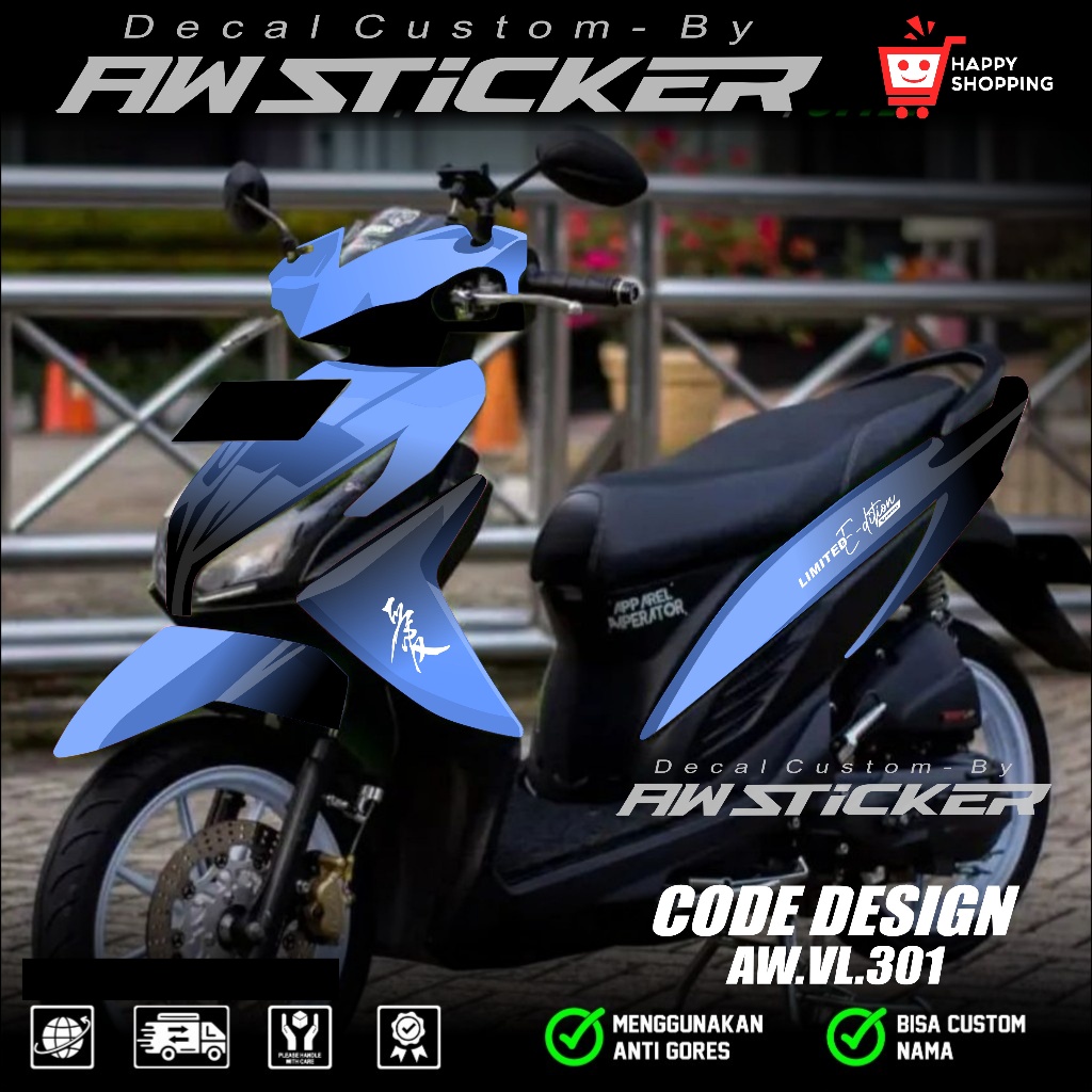 Full Body Decal Vario Led 110 Fi 2013 2014 2015 2016 2017 2018 2019 สติกเกอร์ Vario 110 FI Limited E