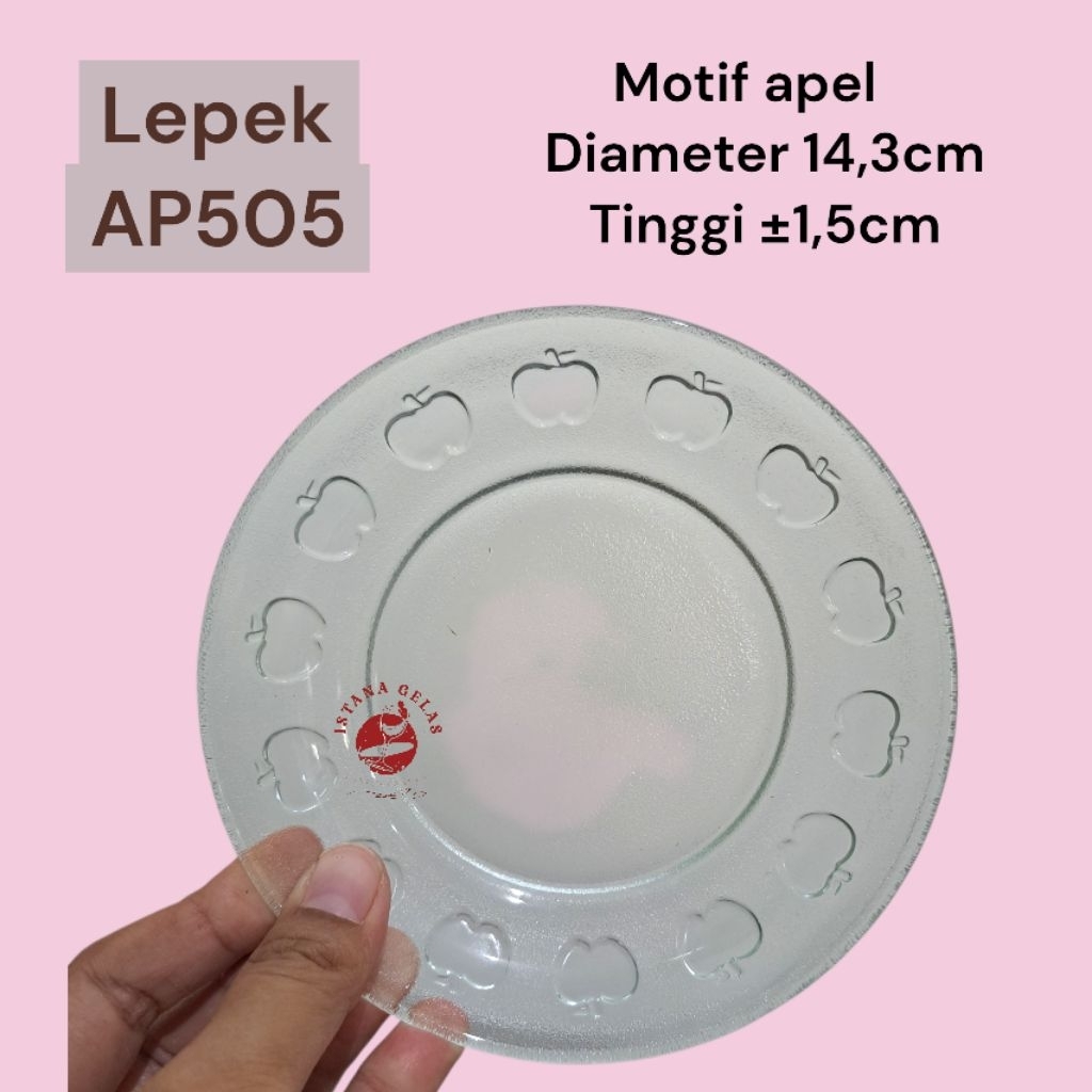 จานรองแก้วลายแอปเปิ้ล AP505 KIG Coaster