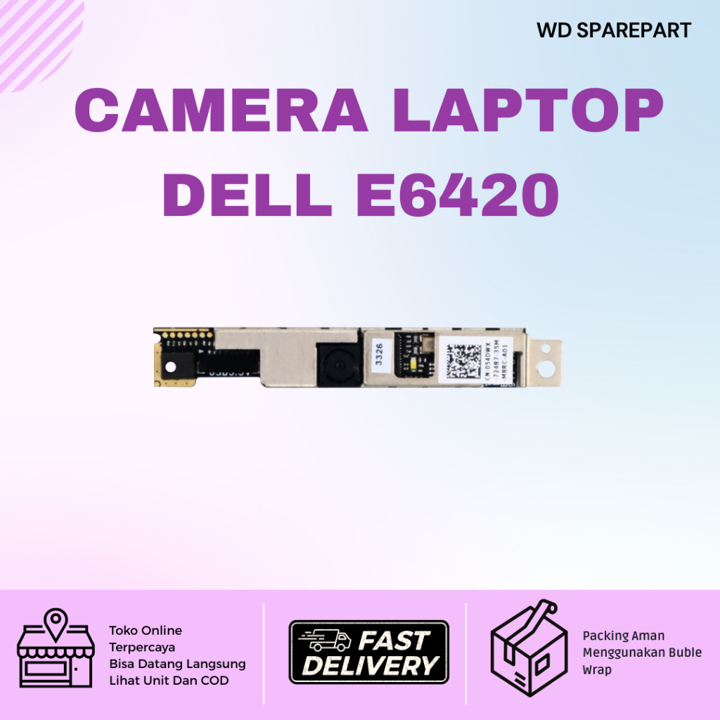 กล้องแล็ปท็อป Dell Latitude E6420 6420 | อะไหล่ spare ดั้งเดิม