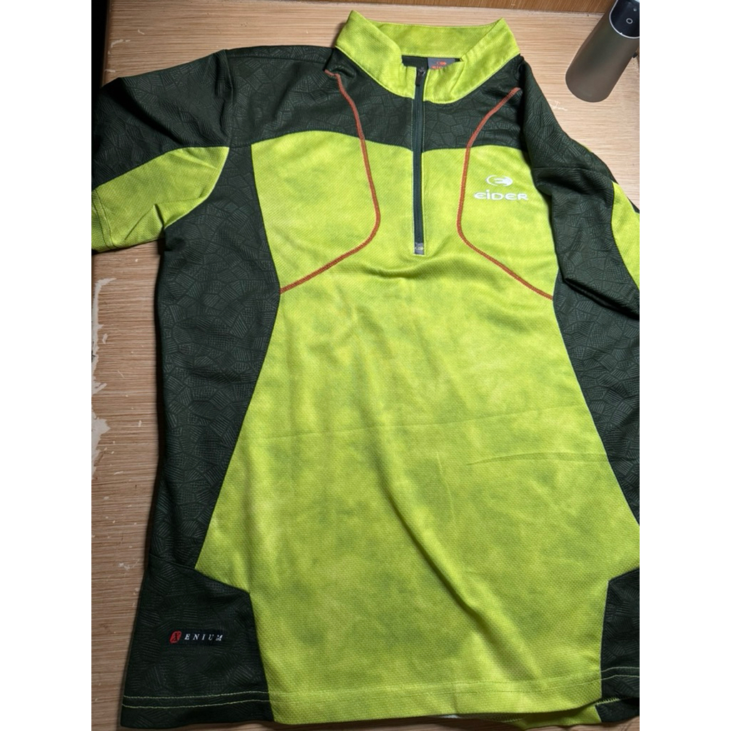 เสื้อยืดกลางแจ้ง Eider Baselayer Xenium Green Mountain Hiking Trekking Original Sports เสื้อยืด 100%