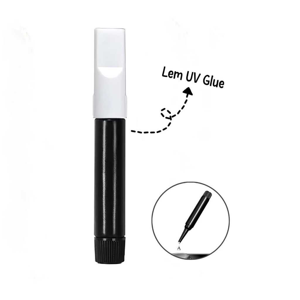 LAYAR UV Glue Liquid / Tempered Glass UV Glue Liquid / UV Glue Liquid UV Light Lamp / TISSUE / MULTI