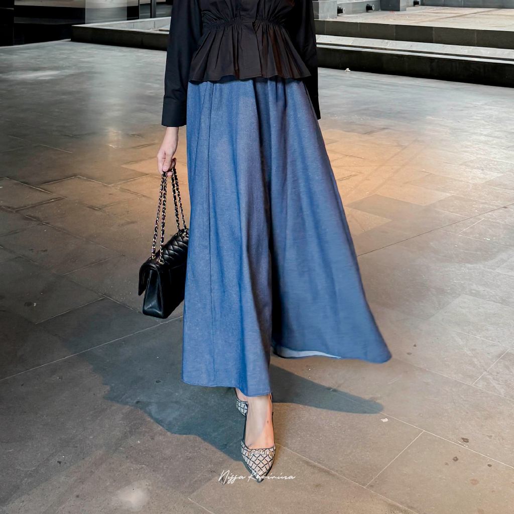 Bynissa - VANIKA ROK - เสื้อผ้าผู้หญิง - ก้น - กระโปรง - กระโปรงยาว - กระโปรงยีนส์