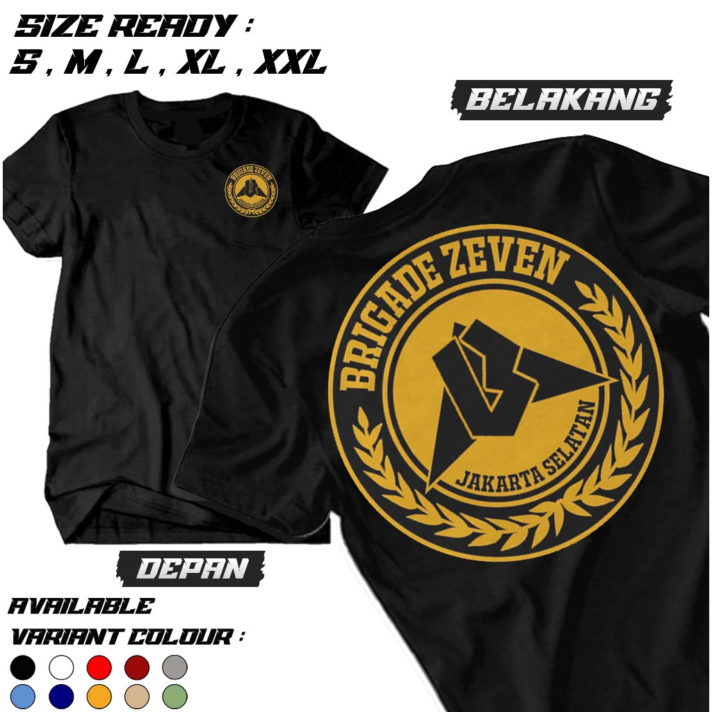 Mmmkaos - Brigade zeven South เสื้อยืดลําลอง Unisex | เสื้อยืด Brigez | เสื้อยืด Mass Organization |