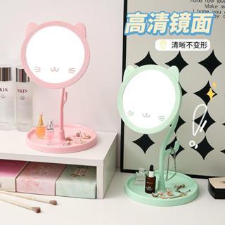 GUNDAN PANDA CAT EAR MOTIF STANDING MIRROR / ROUND MIRROR / MULTIPURPOSE HANGING MIRROR
