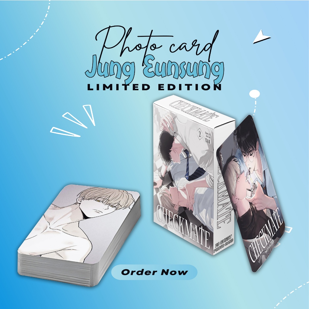 ชุดโฟโต้การ์ด JUNG EUNSUNG MANHWA CHECKMATE PREMIUM 25 แผ่นฟรีกล่อง