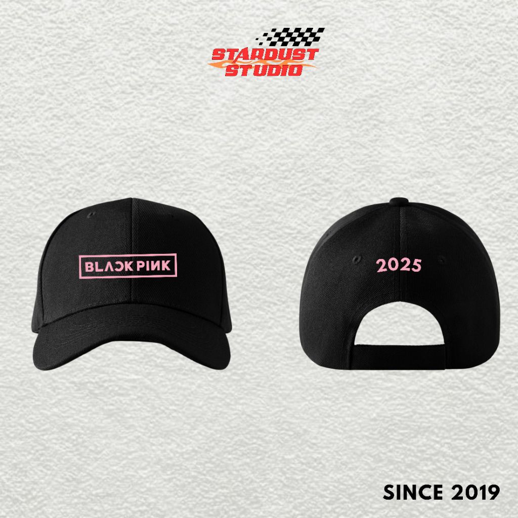 หมวกเบสบอล Stardust BlackPink Deadline World Tour / หมวก Blackpink Deadline 2025 / หมวกเบสบอล Blackp