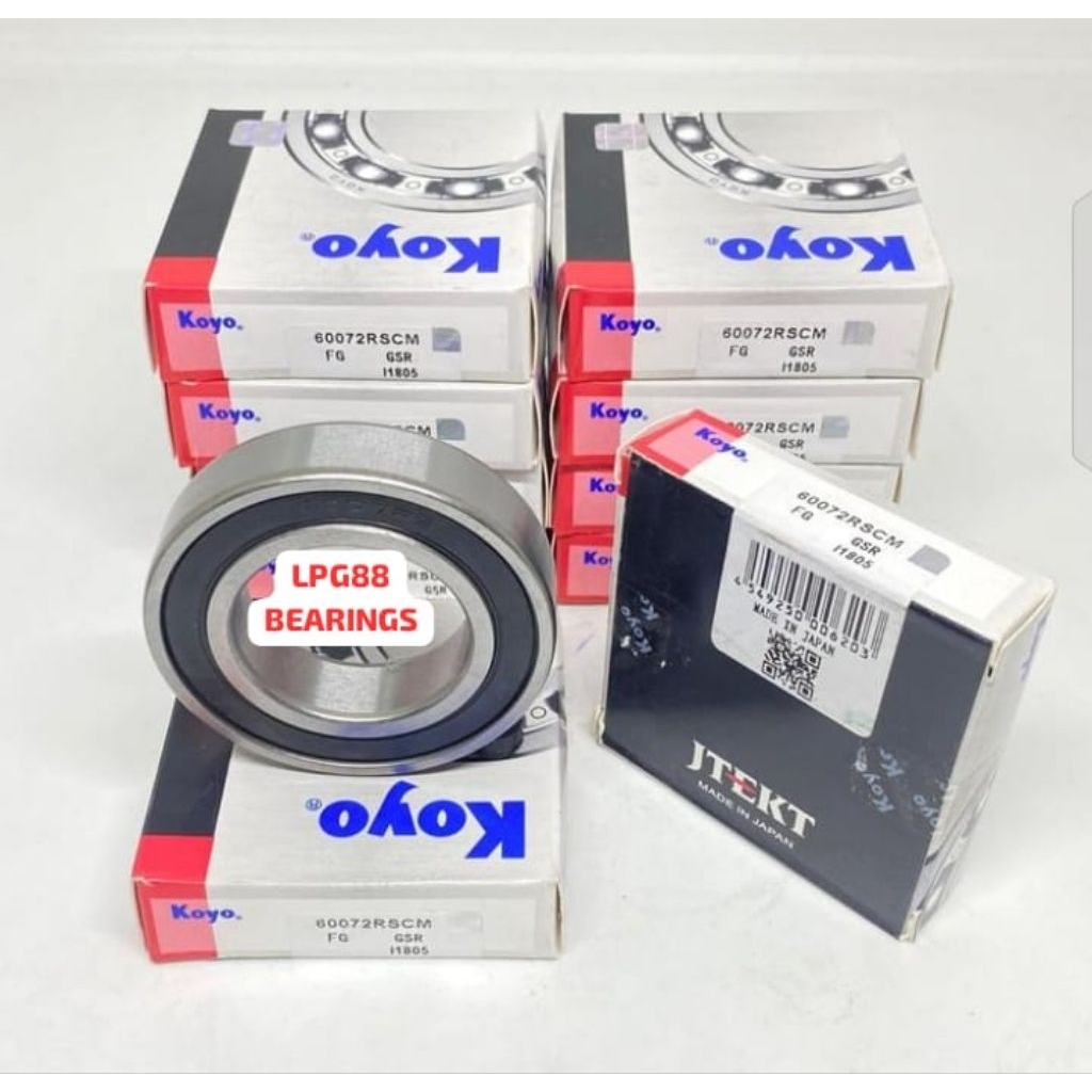 BEARING 6007 2RS KOYO หมวกยาง 60072RS
