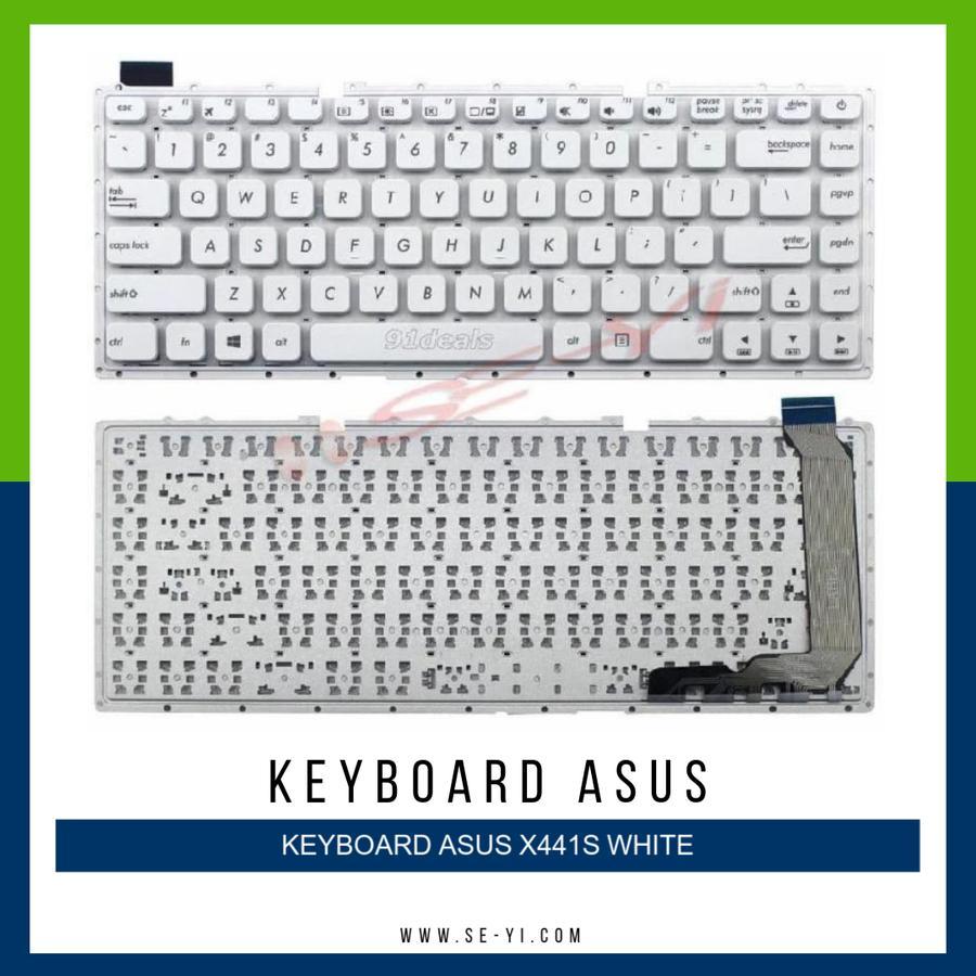 Asus X441 X441N X441NA X441NC X441SA X441SC คีย์บอร์ดแล็ปท็อปสีขาว
