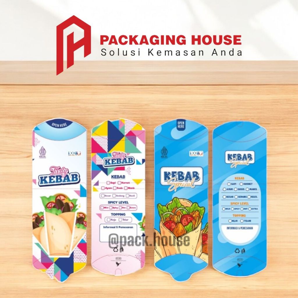 [50 ชิ้น] KEBAB MOTIF l KEBAB PULL และ TORN KEBAB