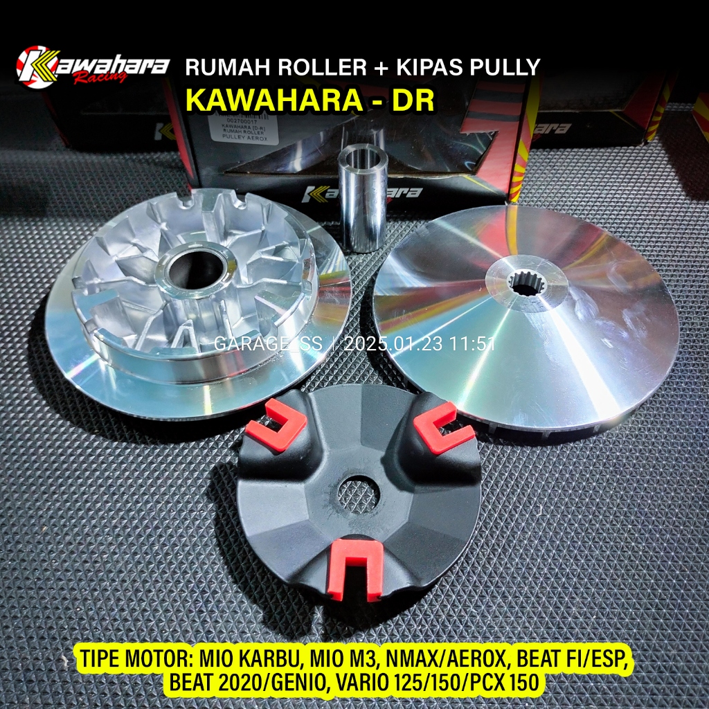 Kawahara Roller Housing Vario 125/250 Beat FI Scoopy FI Vario 110 FI NMax Aerox Genio Beat 2020 ลูกก