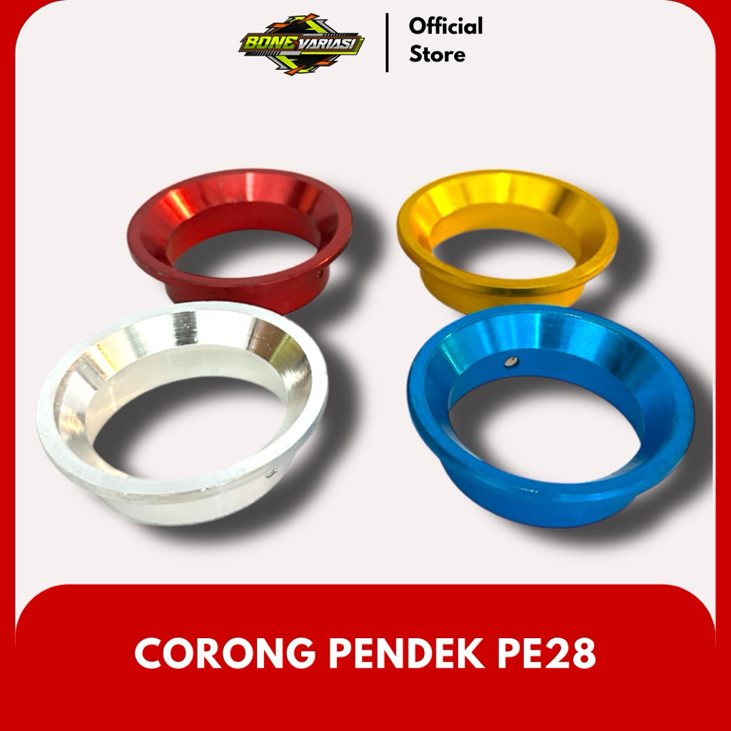 กรวยคาร์บูเรเตอร์ Velocity คาร์บูเรเตอร์ pe 28 pwk 28 สีสั้น CNC