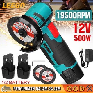 Brushless Angle Grinder Portable Grinder Mesin Gerinda Tangan Alat Pemotong  Alat Listrik 12V/16.8V electric powered tool
