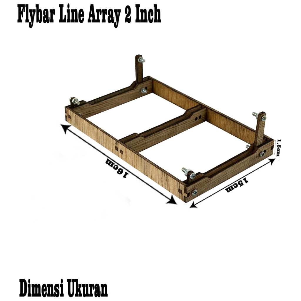 Flbar & Bracket Line Array 2 INCH พร้อมใช้งาน