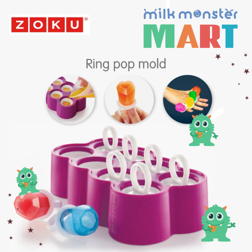 Zoku Ring Pop Molds - แม่พิมพ์แหวนไอศกรีม