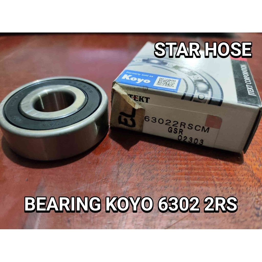 BEARING KLAHER KOYO 6302 2RS KOYO