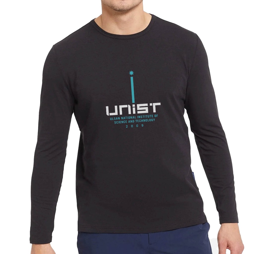 UNIST Ulsan สถาบันวิทยาศาสตร์และเทคโนโลยีแห่งชาติเกาหลีเสื้อยืดแขนยาวพรีเมี่ยม