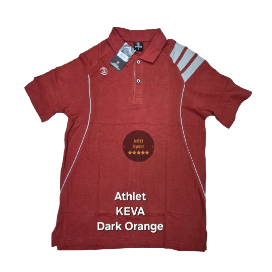Athlet KEVA PA POLO เสื้อยืดคอปกกีฬา DARK ORANGE {R1}