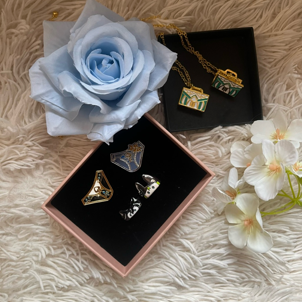 Fanmerch Genshin Impact HSR Honkai Star Rail สร้อยคอ Mehrak Pin Aventurine Ratio Verity แหวน Wriothe