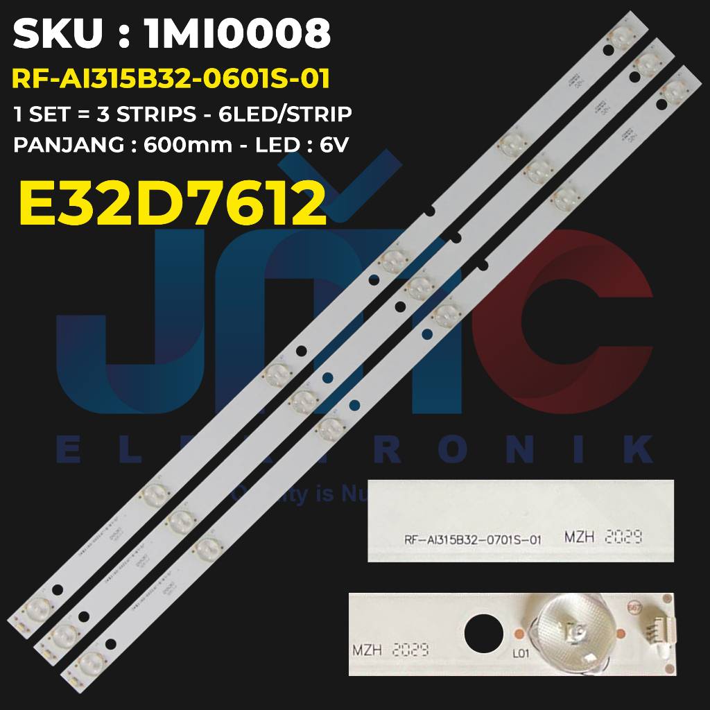 Mito ไฟแบ็คไลท์ 32 นิ้ว E32D7612 RF-AI315B32-0601S-01