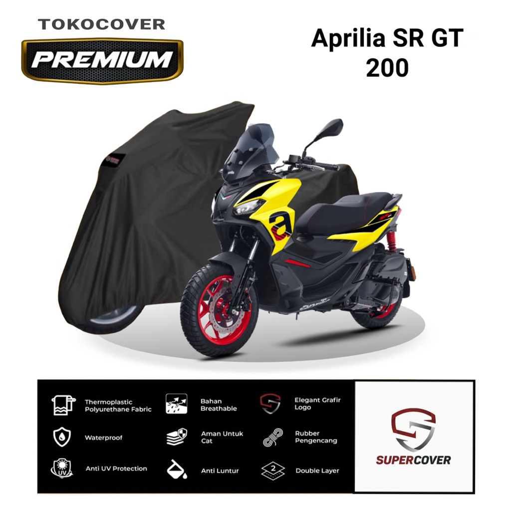 Aprilia SR GT 200 Mew Super ผ้าคลุมมอเตอร์ไซค์