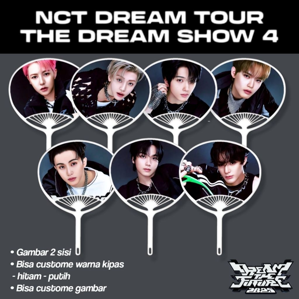UCHWA NCT DREAM FAN - NCT DREAM TOUR THE DREAM SHOW 4 - พัดลมมือ KIPOP - พัดลมเกาหลีญี่ปุ่น