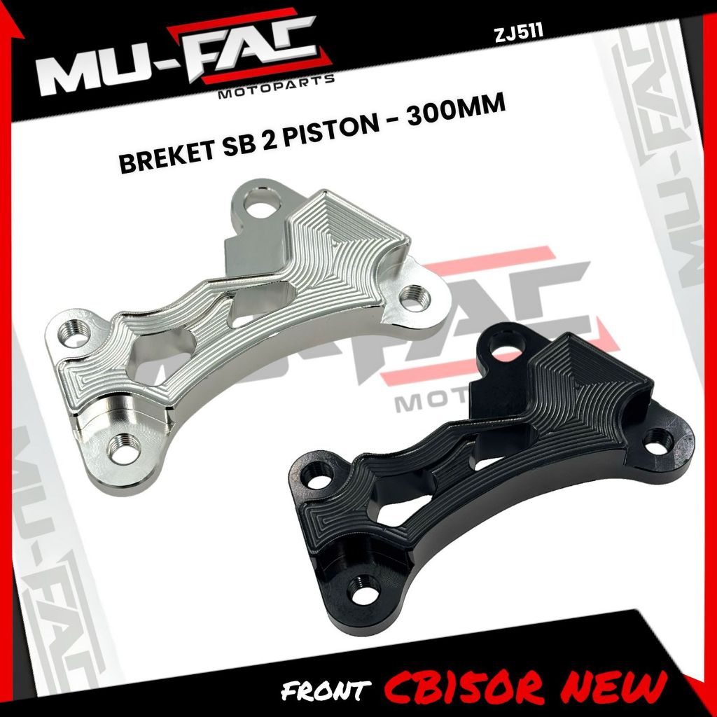 2 Piston Caliper Bracket SB CB150R แผ่นใหม่ 300 มม.320 มม.CNC ZJ512 2p Bracket