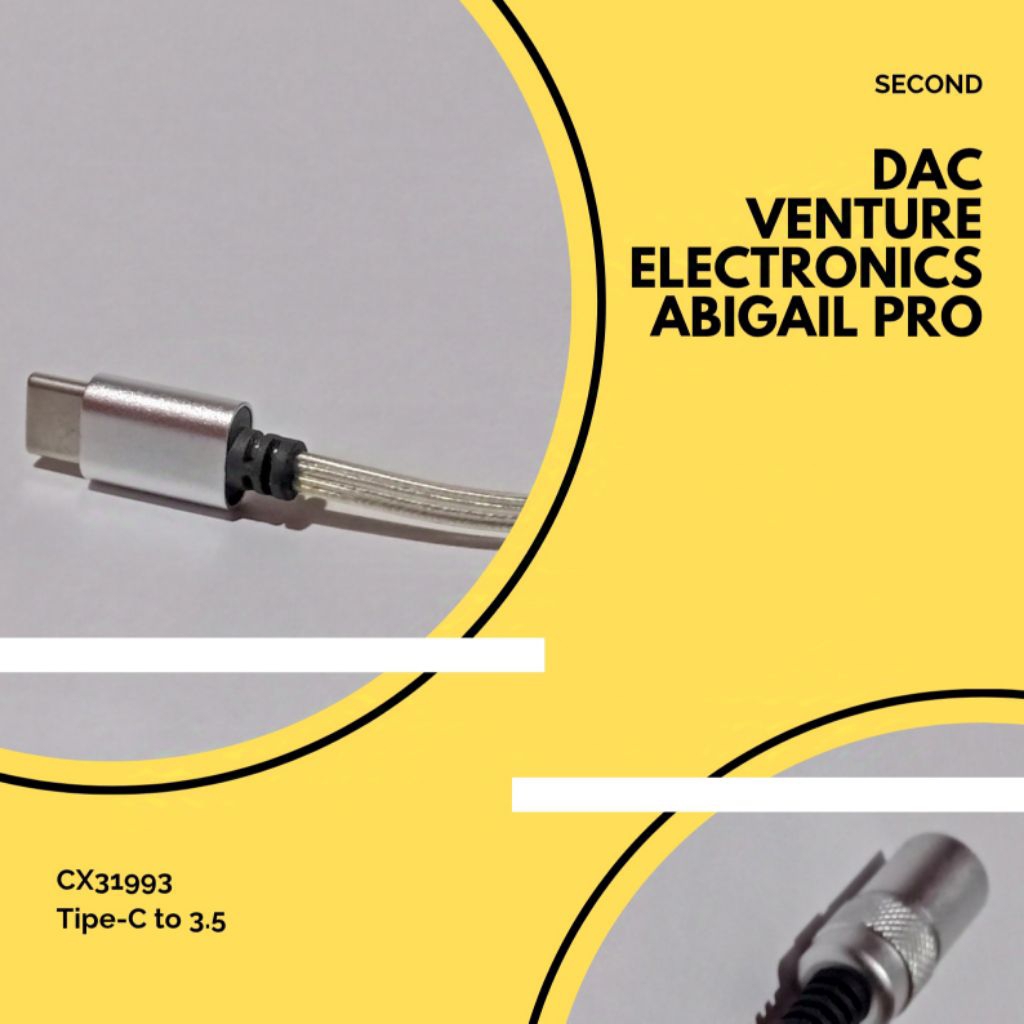 DAC VE Abigail Pro CX3193 HD Type-C ถึง 3.5 Dongle - วินาที