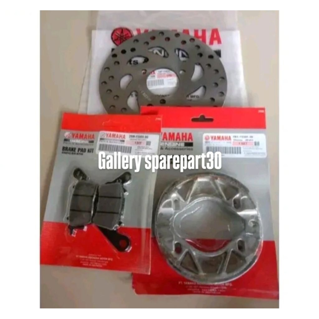 แพ็คเกจดิสหน้า+จานเบรค/mio m3 / mio z / soul Gt 125 led / Mio S / X - Ride 125 / Ori - YGP