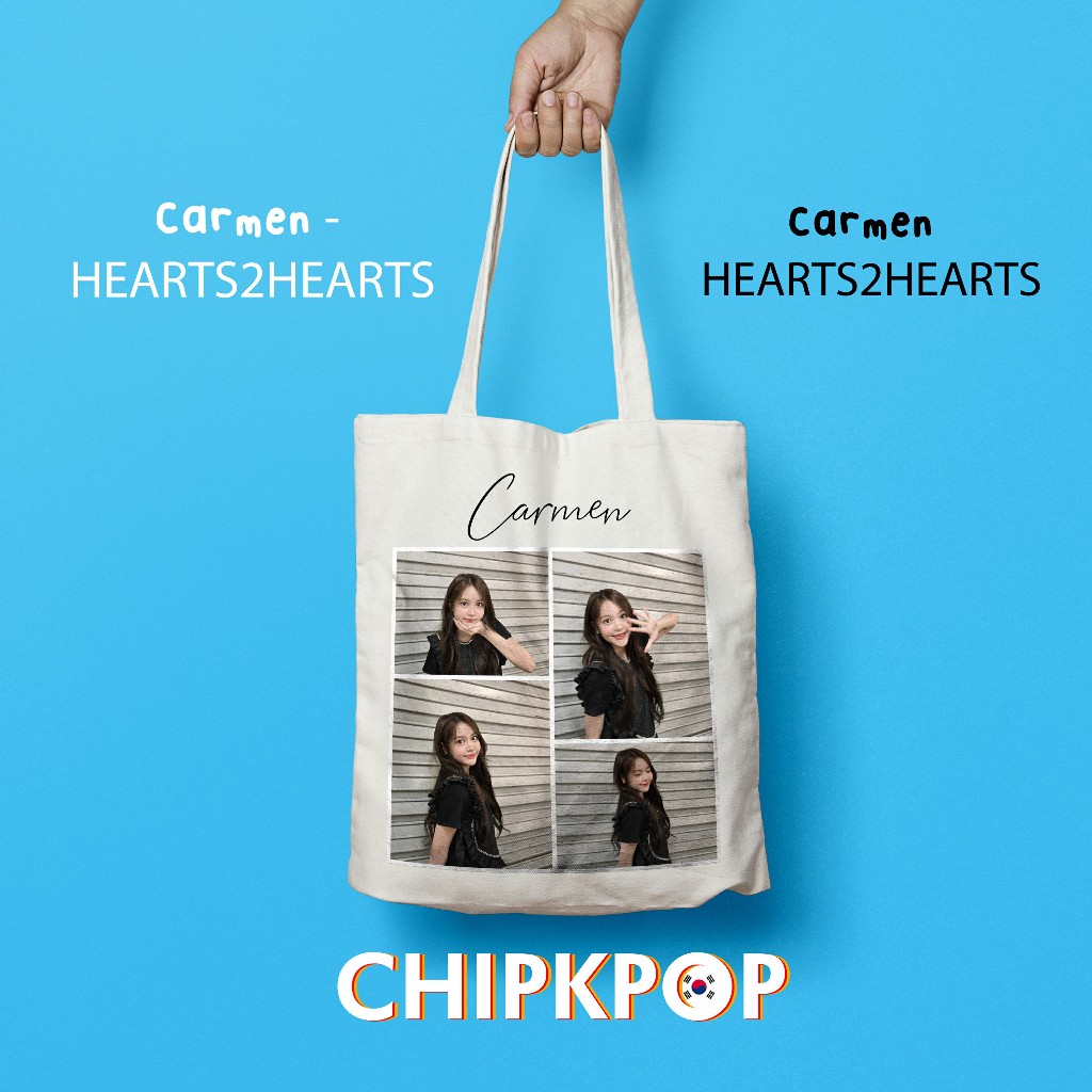 TOTEBAG [ชุดแพ็ค] CARMEN H2H HEARTS2HEARTS I PC H2H I PHOTOCARD H2H I CARMEN I ALBUM H2H HEARTS TO H