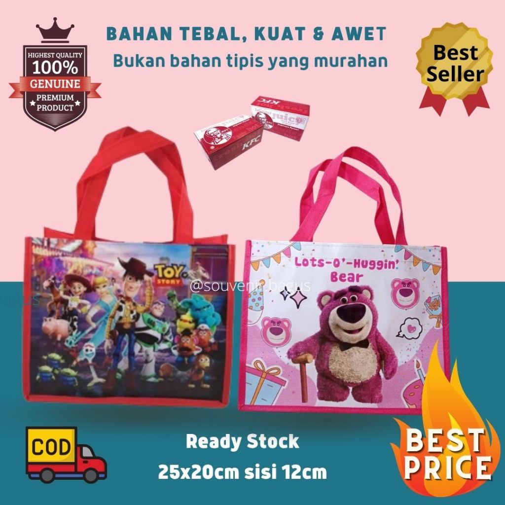 Toy Story lotso Birthday Bag Toy Story Buzz Woody Birthday ของที่ระลึก Bag Toy Story