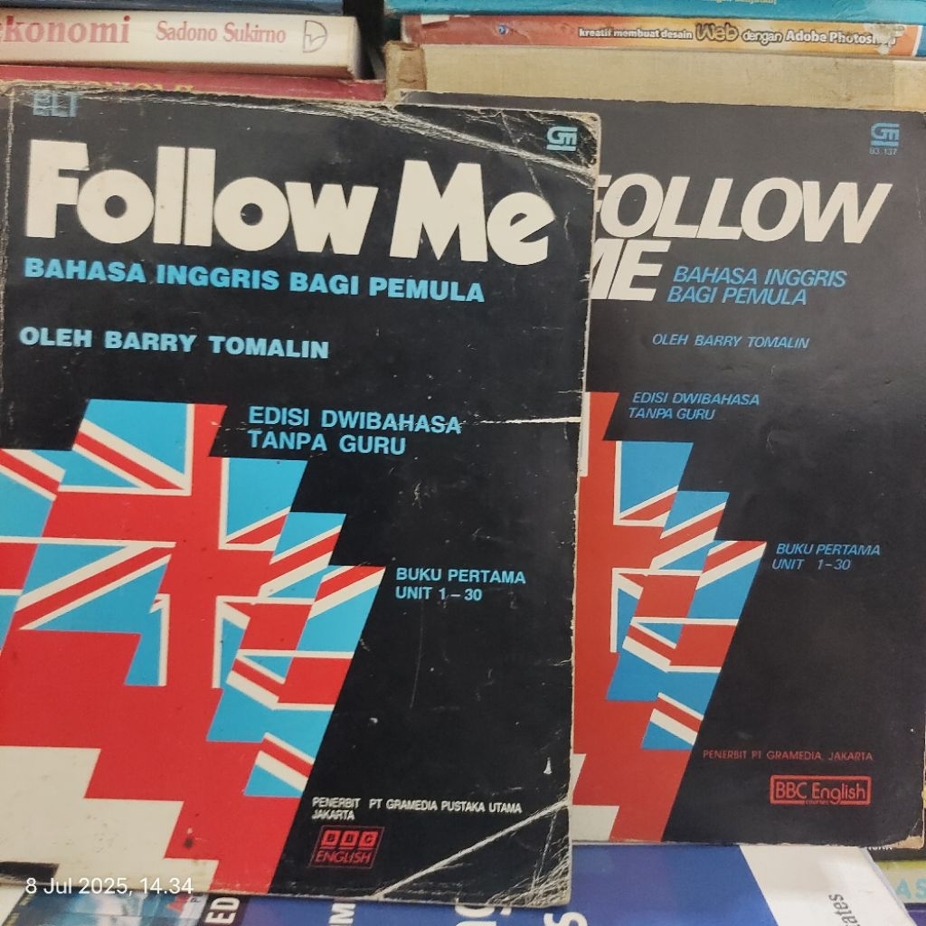 FOLLOW ME หนังสือภาษาอังกฤษสําหรับผู้เริ่มต้นต้นฉบับ