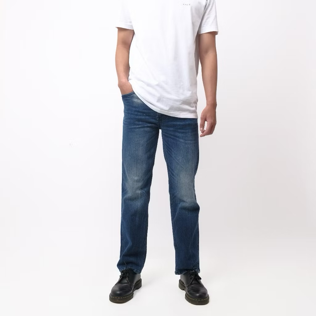 Easy Regular Loose Fit Roll-Royce Denim Pants
