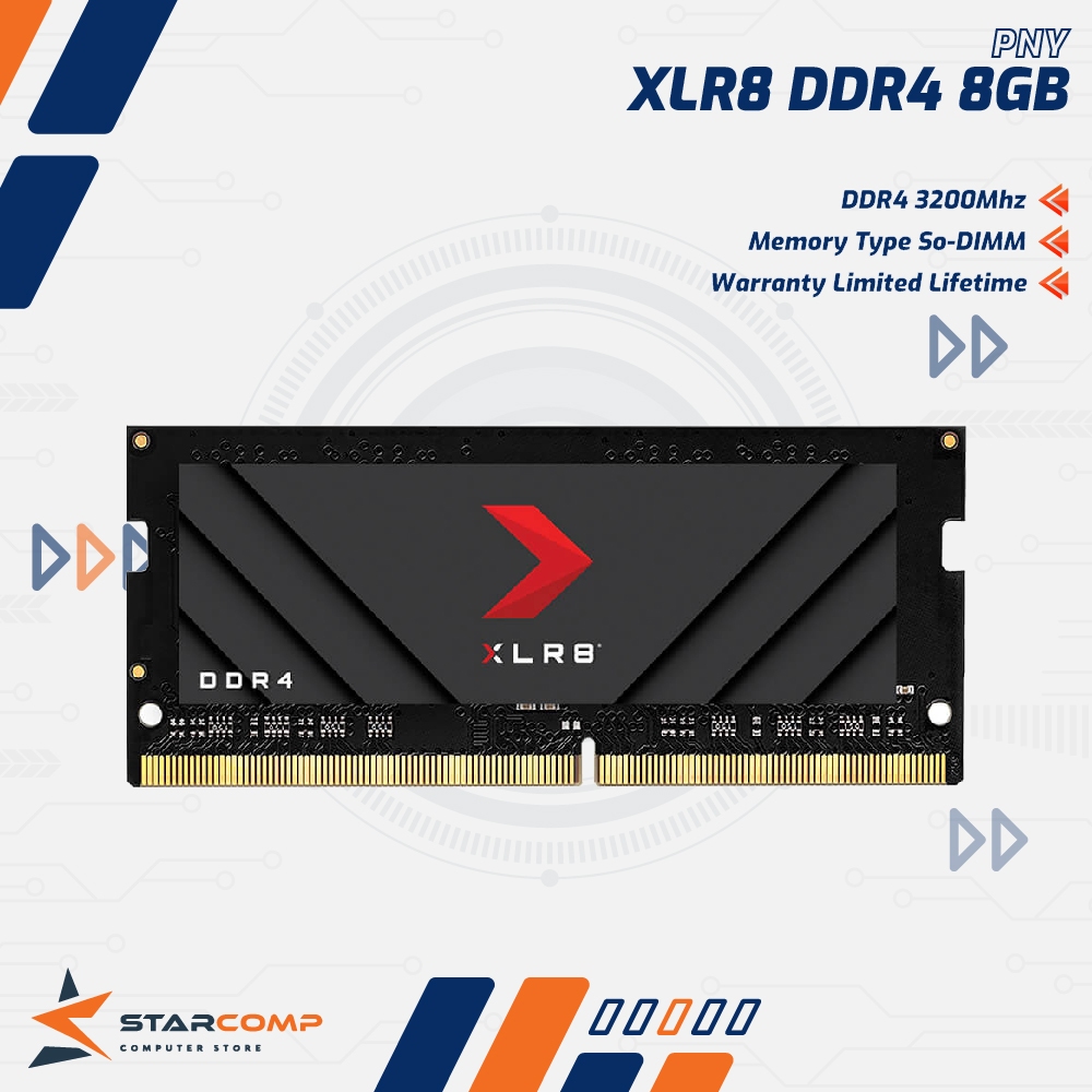 PNY XLR8 SO-DIMM DDR4 8GB 3200Mhz RAM แล็ปท็อป