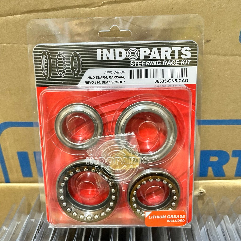 คอพวงมาลัย Indoparts / คอพวงมาลัย / กรวย / Ball Race Press Honda GRAND / SUPRA / KARISMA / BEAT / VA