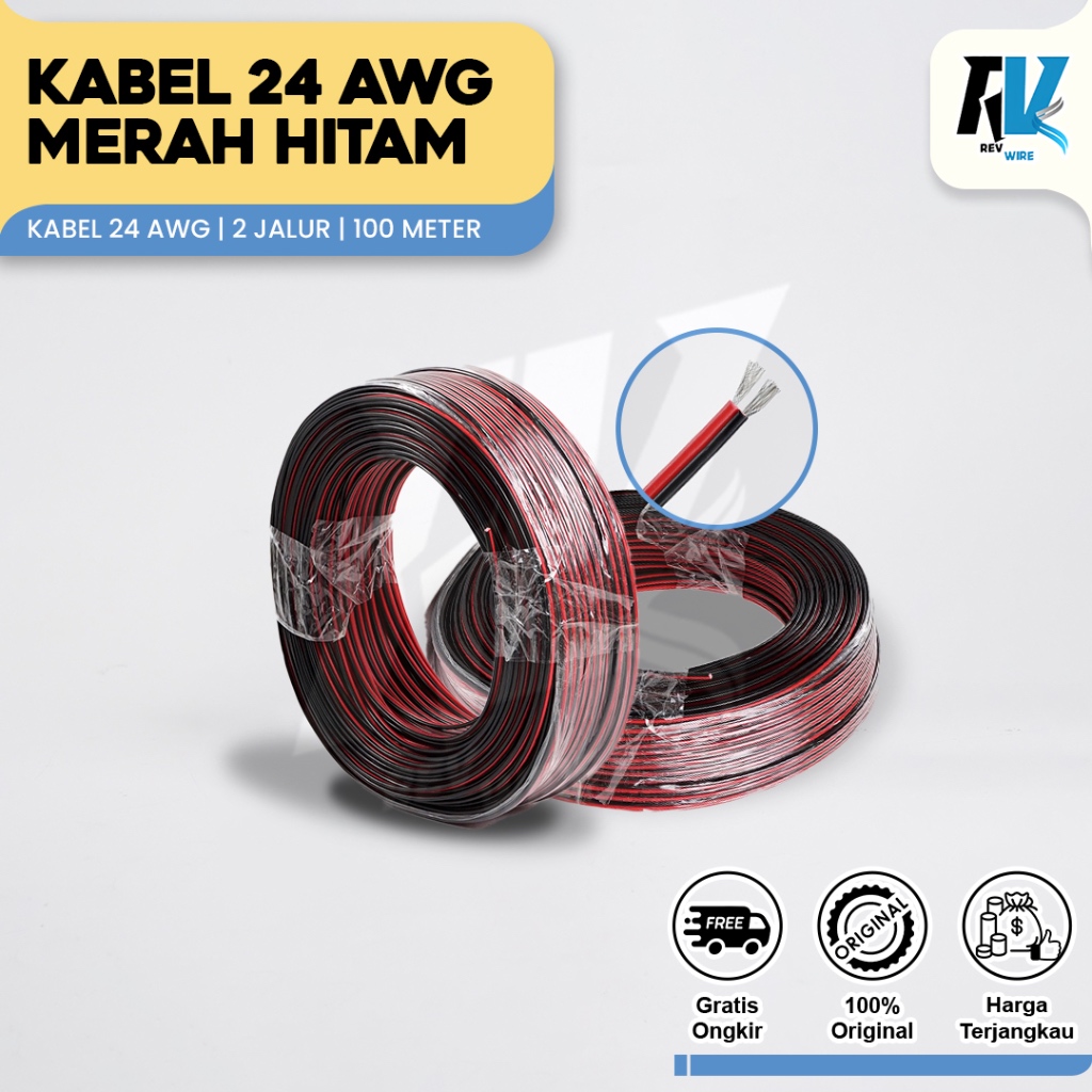 AWG 24 2C สําหรับ Swiftlet ลําโพงทวีตเตอร์ Per Meter