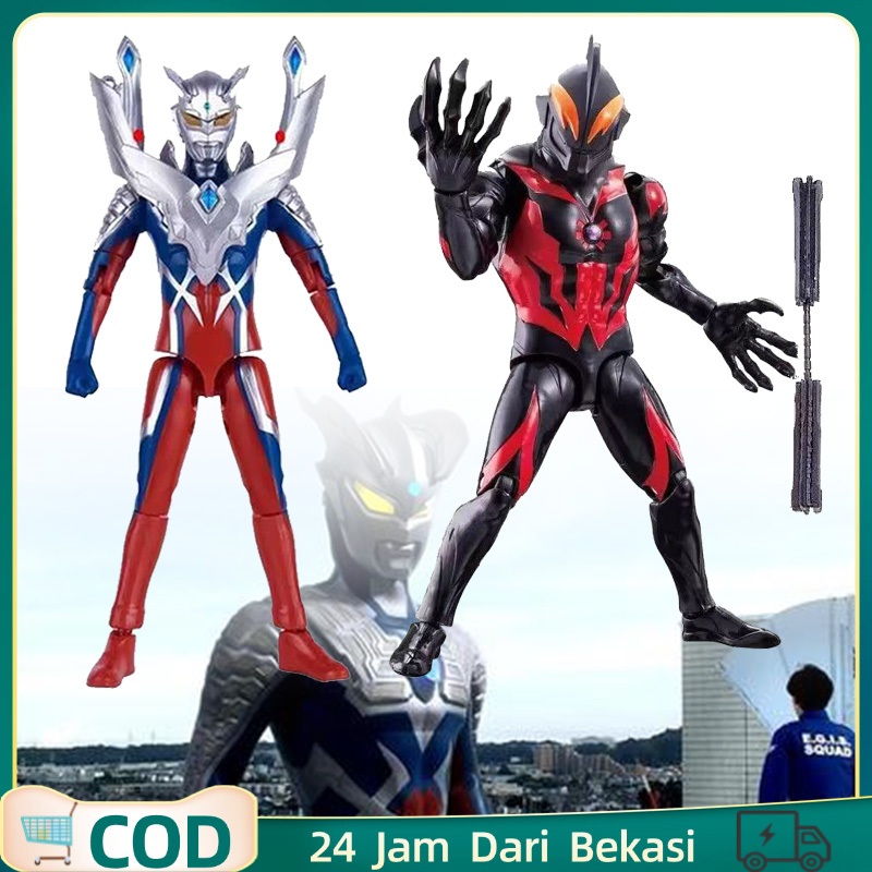 Ultraman Zero Belial Shf Ultraman Mebius Ultramen Zero Shf Ultraman Geed Primitive ของเล่น