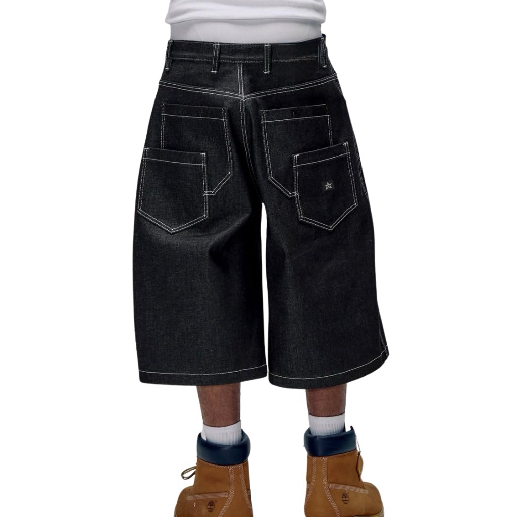 สาย - Notion Jorts Pants Denim Indigo Painter 3/4 Pants