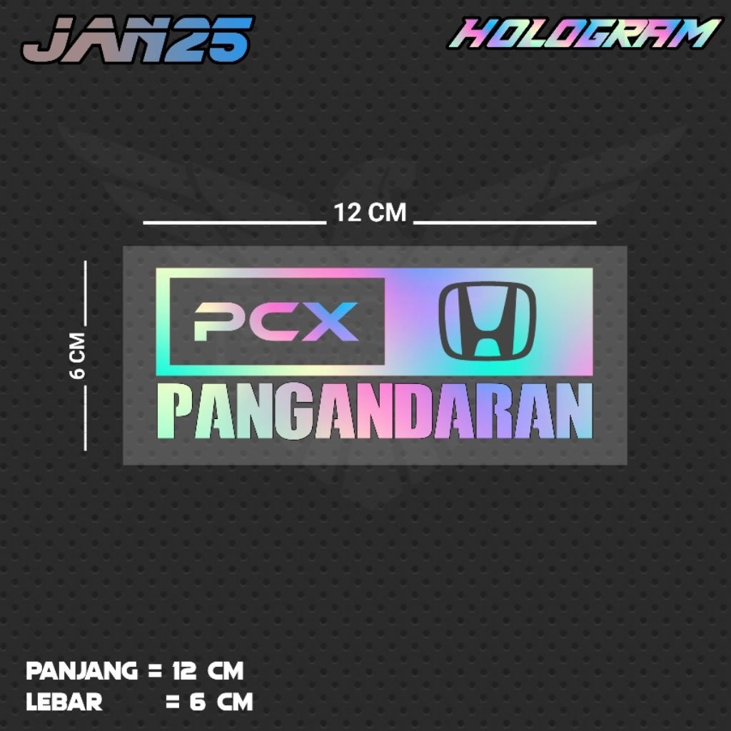 PCX PANGANDARAN / JAN25 JBT CUTTING STICKER