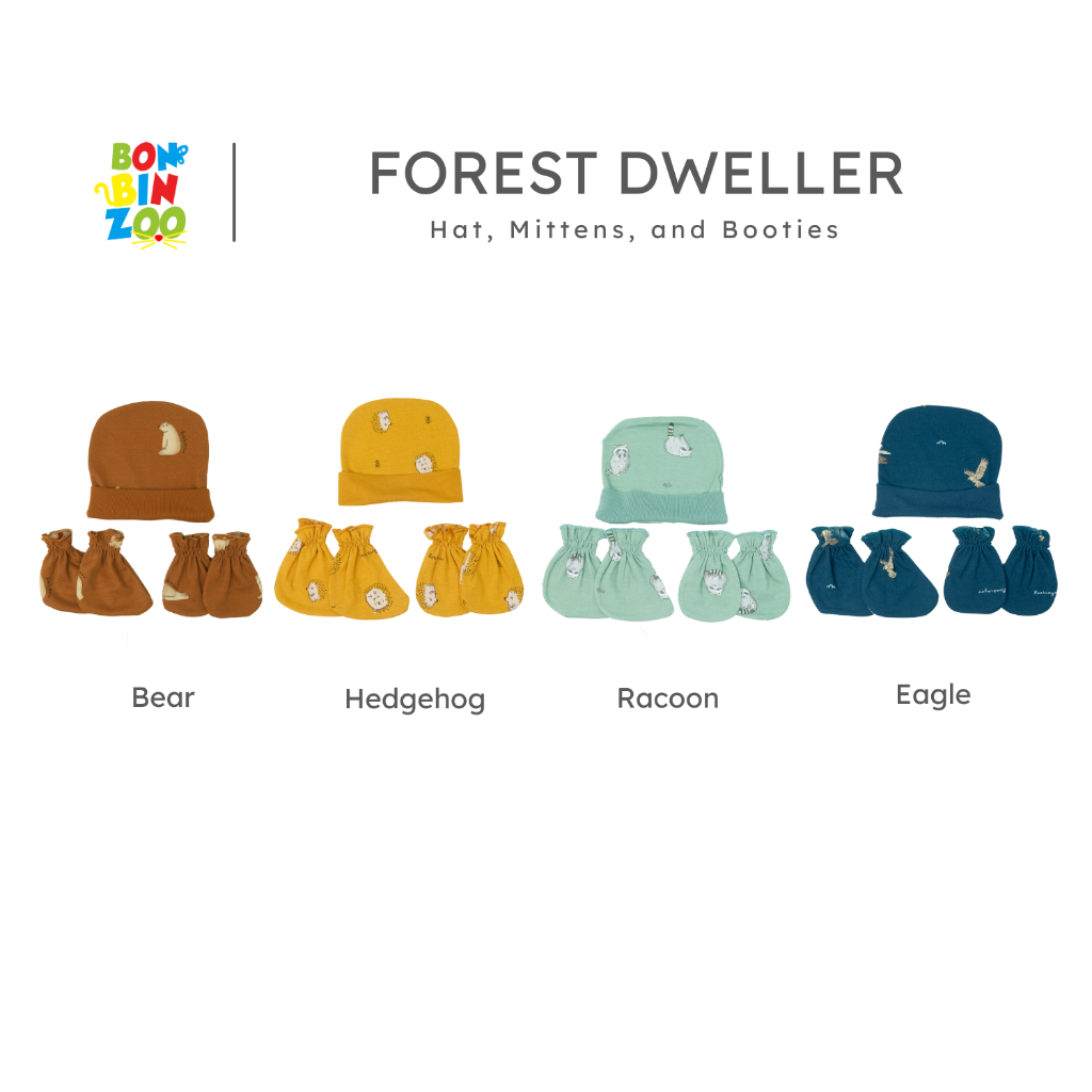 BONBINZOO - ถุงมือเด็กแรกเกิด Forest Dweller Series