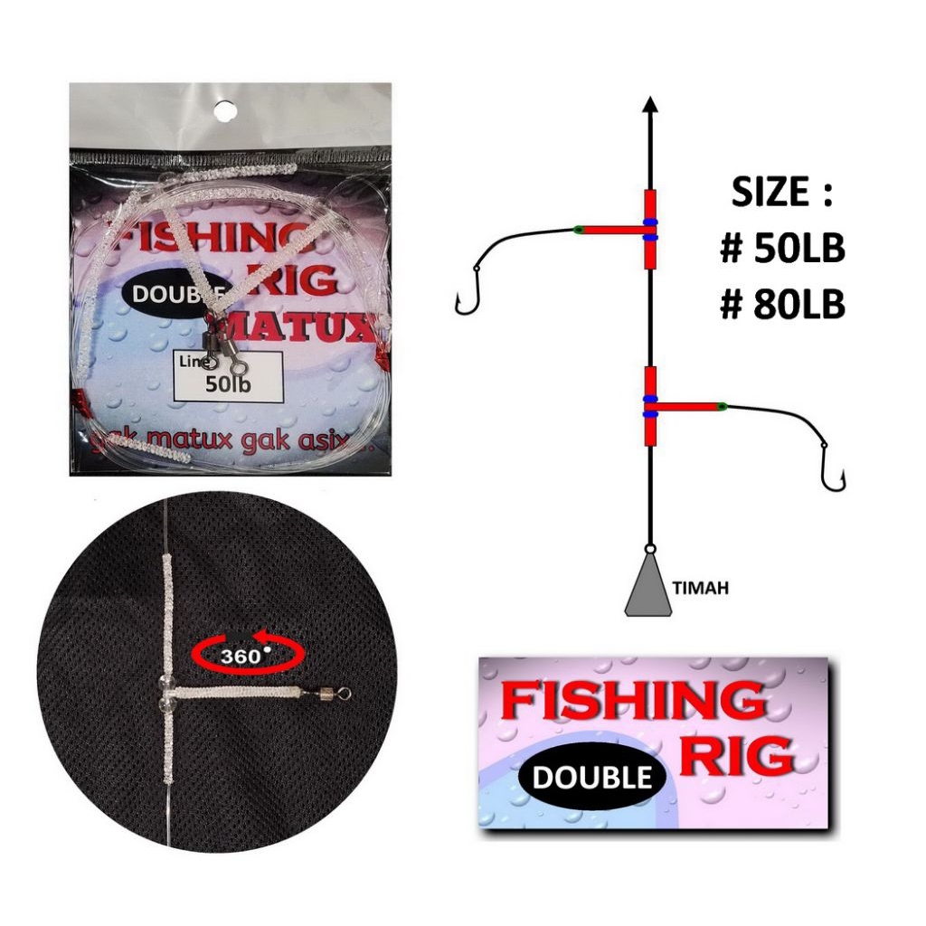 MATA FISHING RIG FISHING Eye Assembly Double และ Single Base FISHING Eye