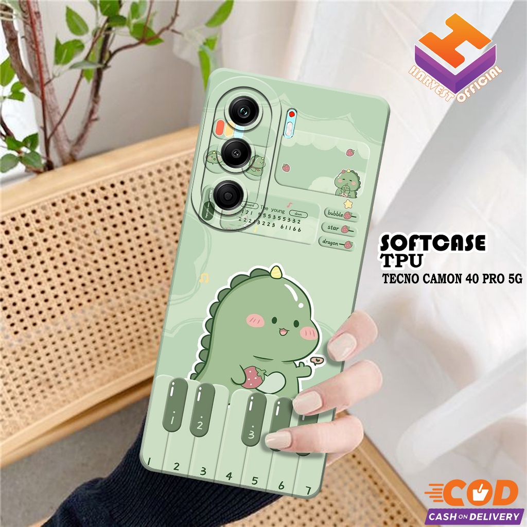 เคส Tecno Camon 40 Pro 5G ล่าสุด - เคส Tecno Camon 40 Pro 5G Softcase - Pro Camera Softcase Case - T