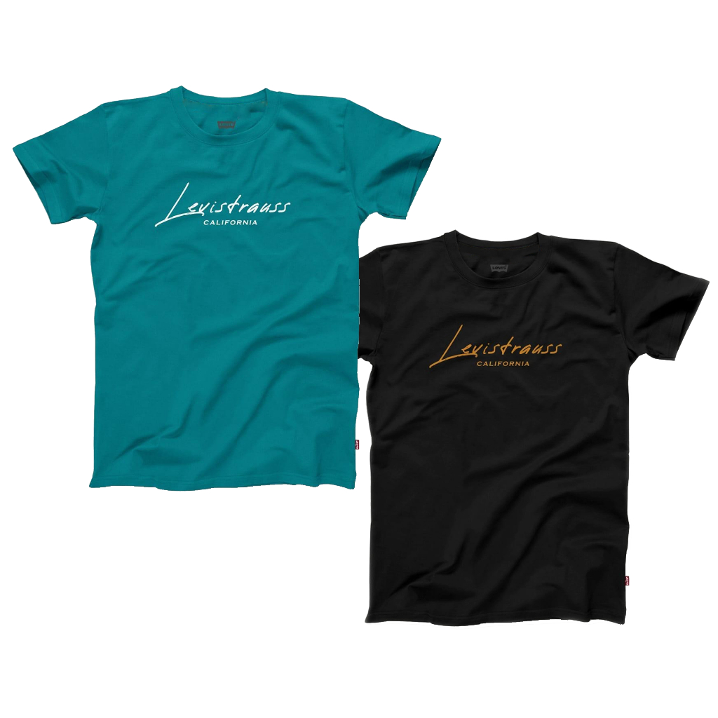 เสื้อยืดแบรนด์พรีเมี่ยม - เสื้อยืดผู้ชาย LV Strauss