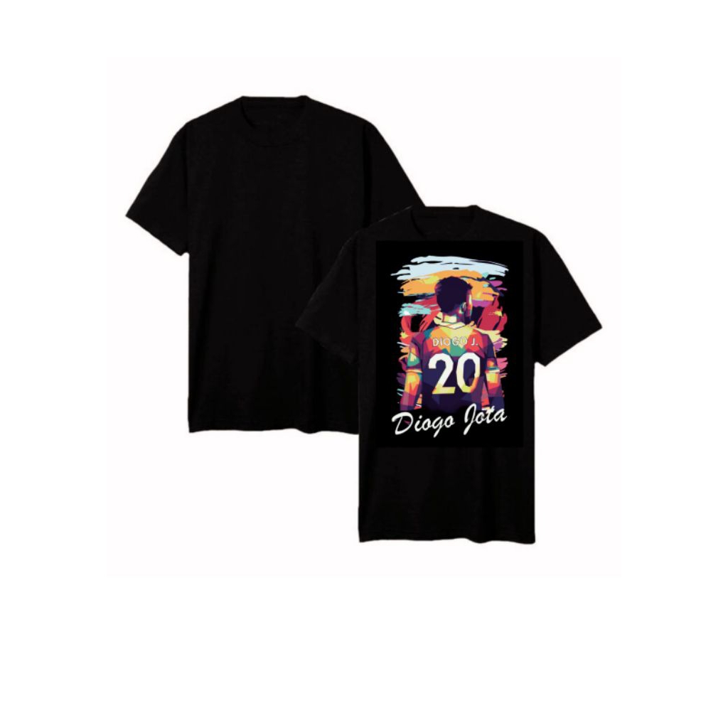 เสื้อยืด ThreePoint " Diogo Jota 20" สีดํา