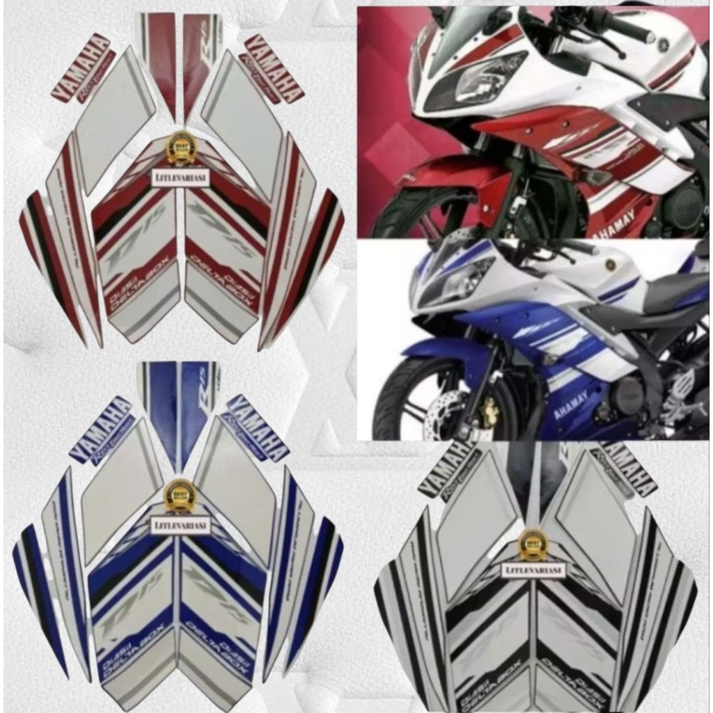 Striping Yamaha R15 2014 gp series สติ๊กเกอร์รายการตัวถังรถมอเตอร์ไซค์มาตรฐานคุณภาพ