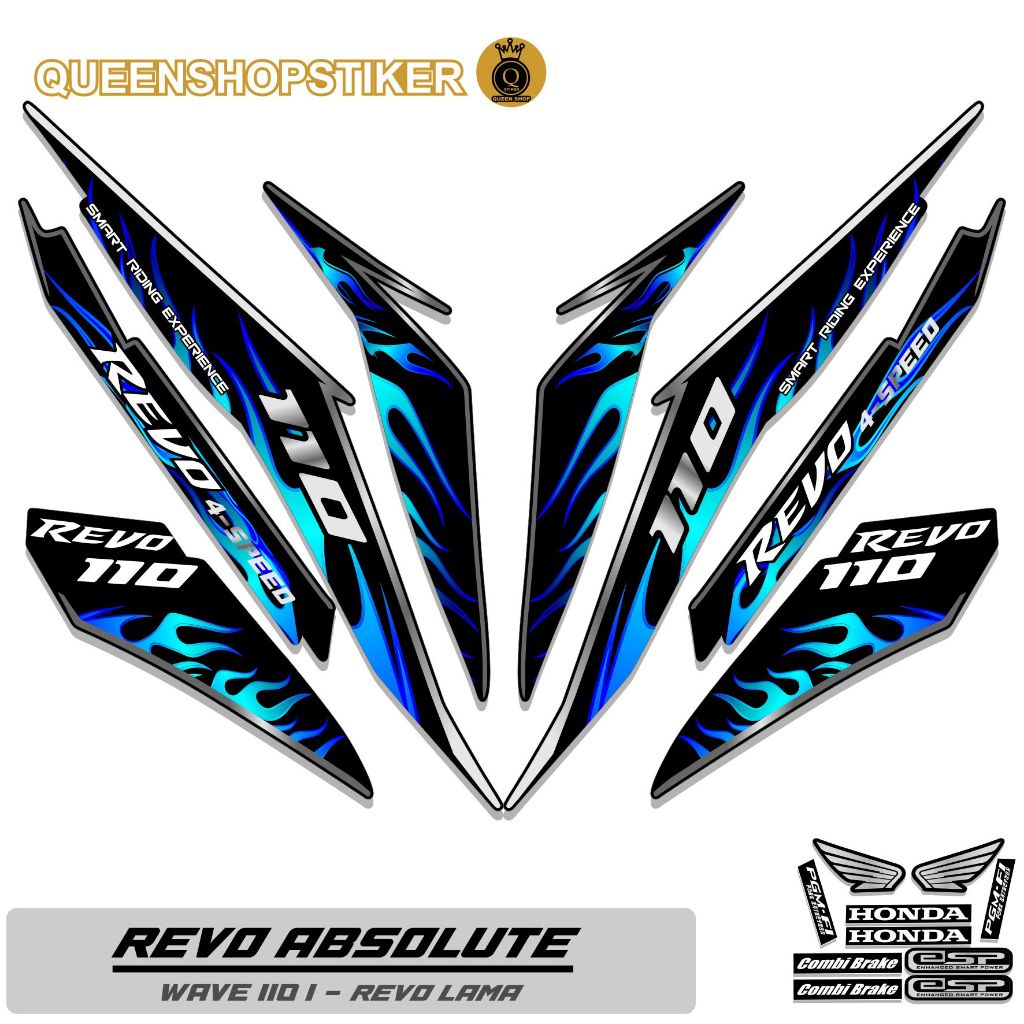 STRIPING ABSOLUTE REVO 110 CW MOTIF 020/STICKER ABSOLUTE REVO 110/SETIKE/STIPING/STIKER/STIPNG/LOGO/